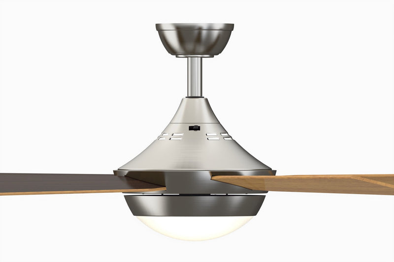 52"Ceiling Fan<br /><span style="color:#4AB0CE;">Entrega: 4-10 dias en USA</span><br /><span style="color:#4AB0CE;font-size:60%;">PREGUNTE POR ENTREGA EN PANAMA</span><br />Collection: Celano V2<br />Finish: Brushed Nickel