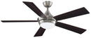 52"Ceiling Fan<br /><span style="color:#4AB0CE;">Entrega: 4-10 dias en USA</span><br /><span style="color:#4AB0CE;font-size:60%;">PREGUNTE POR ENTREGA EN PANAMA</span><br />Collection: Celano V2<br />Finish: Brushed Nickel