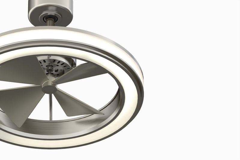 16"Ceiling Fan<br /><span style="color:#4AB0CE;">Entrega: 4-10 dias en USA</span><br /><span style="color:#4AB0CE;font-size:60%;">PREGUNTE POR ENTREGA EN PANAMA</span><br />Collection: Gleam<br />Finish: Brushed Nickel