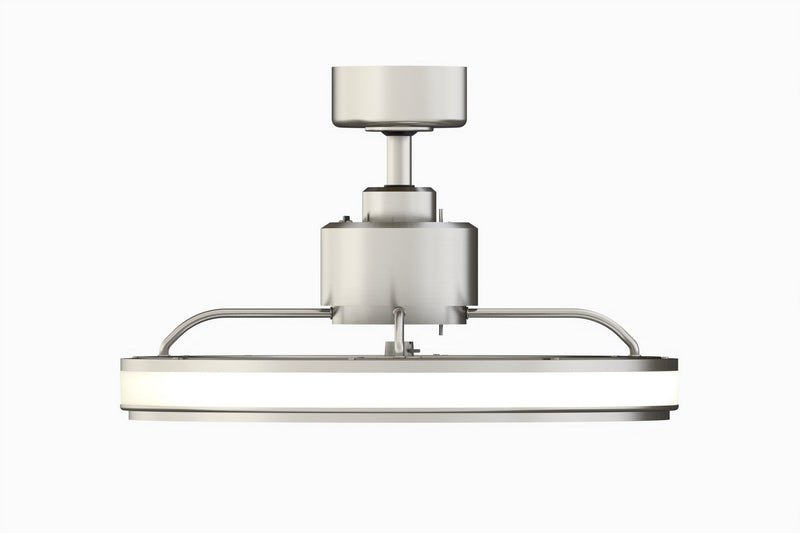 16"Ceiling Fan<br /><span style="color:#4AB0CE;">Entrega: 4-10 dias en USA</span><br /><span style="color:#4AB0CE;font-size:60%;">PREGUNTE POR ENTREGA EN PANAMA</span><br />Collection: Gleam<br />Finish: Brushed Nickel