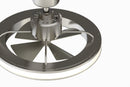 16"Ceiling Fan<br /><span style="color:#4AB0CE;">Entrega: 4-10 dias en USA</span><br /><span style="color:#4AB0CE;font-size:60%;">PREGUNTE POR ENTREGA EN PANAMA</span><br />Collection: Gleam<br />Finish: Brushed Nickel