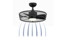 Fanimation - FP8519BL - 20"Ceiling Fan - Henry - Black