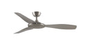 52"Ceiling Fan<br /><span style="color:#4AB0CE;">Entrega: 4-10 dias en USA</span><br /><span style="color:#4AB0CE;font-size:60%;">PREGUNTE POR ENTREGA EN PANAMA</span><br />Collection: GlideAire<br />Finish: Brushed Nickel