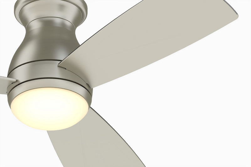 44"Ceiling Fan<br /><span style="color:#4AB0CE;">Entrega: 4-10 dias en USA</span><br /><span style="color:#4AB0CE;font-size:60%;">PREGUNTE POR ENTREGA EN PANAMA</span><br />Collection: Hugh 44<br />Finish: Brushed Nickel