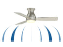 44"Ceiling Fan<br /><span style="color:#4AB0CE;">Entrega: 4-10 dias en USA</span><br /><span style="color:#4AB0CE;font-size:60%;">PREGUNTE POR ENTREGA EN PANAMA</span><br />Collection: Hugh 44<br />Finish: Brushed Nickel