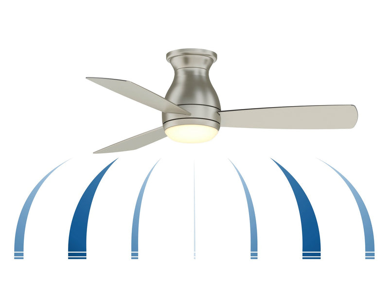 44"Ceiling Fan<br /><span style="color:#4AB0CE;">Entrega: 4-10 dias en USA</span><br /><span style="color:#4AB0CE;font-size:60%;">PREGUNTE POR ENTREGA EN PANAMA</span><br />Collection: Hugh 44<br />Finish: Brushed Nickel