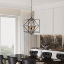 Artcraft Canada - AC11204 - Four Light Chandelier - Roxton - Matte Black & Harvest Brass