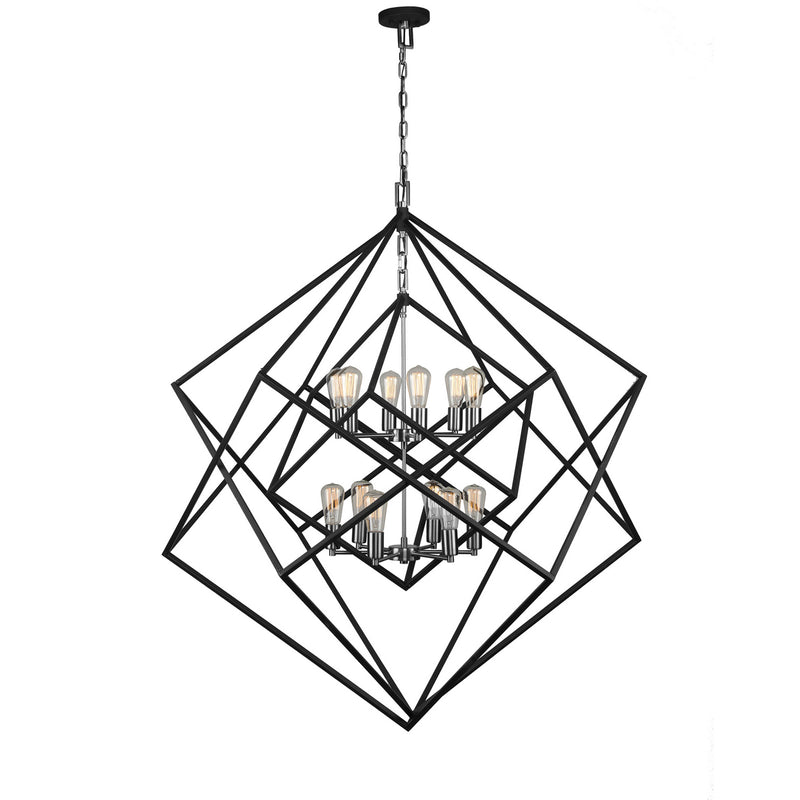 12 Light Chandelier<br /><span style="color:#4AB0CE;">Entrega: 4-10 dias en USA</span><br /><span style="color:#4AB0CE;font-size:60%;">PREGUNTE POR ENTREGA EN PANAMA</span><br />Collection: Artistry<br />Finish: Polished Nickel