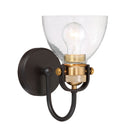 Minka-Lavery - 3361-416 - One Light Bath - Monico - Bronze w/Brass