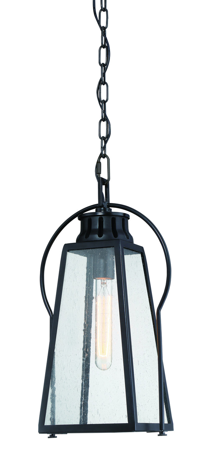 Minka-Lavery - 72704-66A - One Light Outdoor Chain Hung Lantern - Halder Bridge - Sand Black