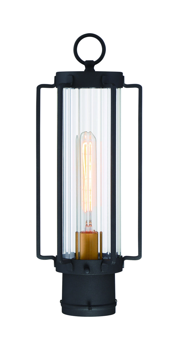 Minka-Lavery - 72736-66G - One Light Outdoor Post Mount - Avonlea - Sand Black w/Gold Highllights