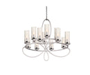 Kalco - 2675PS/1100 - 12 Light Chandelier - Grayson - Pearl Silver