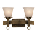 Kalco - 4202AC/1219 - Two Light Bath - Americana - Antique Copper