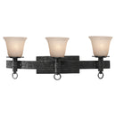 Kalco - 4203B/1219 - Three Light Bath - Americana - Black