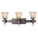 Kalco - 4203CI/1219 - Three Light Bath - Americana - Country Iron