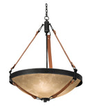 Kalco - 4647B/ECRU - Six Light Pendant - Rodeo Drive - Black