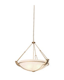 Kalco - 4845MG/ALAB - Three Light Pendant - Grande - Modern Gold