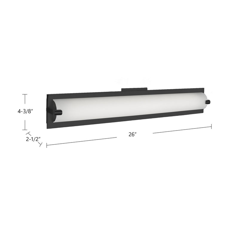 Kuzco Lighting - 601001BK-LED - LED Bathroom Fixture - Lighthouse - Black