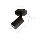 One Light Track Lighting<br /><span style="color:#4AB0CE;">Entrega: 4-10 dias en USA</span><br /><span style="color:#4AB0CE;font-size:60%;">PREGUNTE POR ENTREGA EN PANAMA</span><br />Collection: Barclay<br />Finish: Black