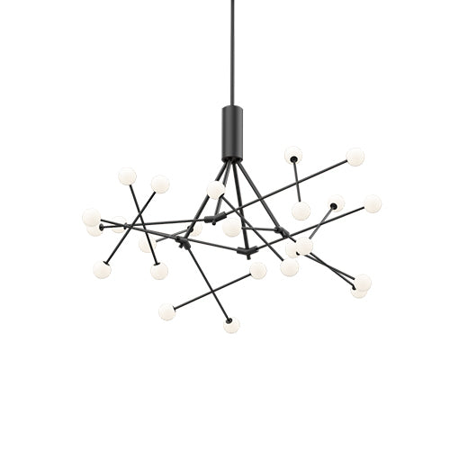 LED Chandelier<br /><span style="color:#4AB0CE;">Entrega: 4-10 dias en USA</span><br /><span style="color:#4AB0CE;font-size:60%;">PREGUNTE POR ENTREGA EN PANAMA</span><br />Collection: Moto<br />Finish: Black
