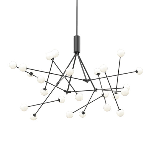 LED Chandelier<br /><span style="color:#4AB0CE;">Entrega: 4-10 dias en USA</span><br /><span style="color:#4AB0CE;font-size:60%;">PREGUNTE POR ENTREGA EN PANAMA</span><br />Collection: Moto<br />Finish: Black