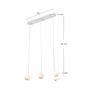 LED Pendant<br /><span style="color:#4AB0CE;">Entrega: 4-10 dias en USA</span><br /><span style="color:#4AB0CE;font-size:60%;">PREGUNTE POR ENTREGA EN PANAMA</span><br />Collection: Europa<br />Finish: White