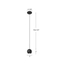 Kuzco Lighting - PD15302-BK - LED Pendant - Exo - Black