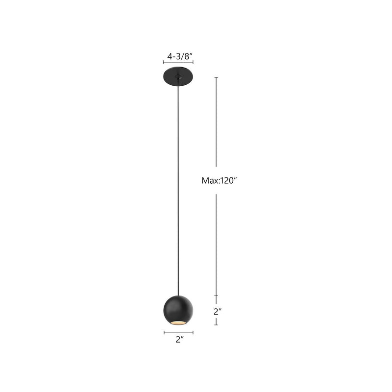 Kuzco Lighting - PD15302-BK - LED Pendant - Exo - Black