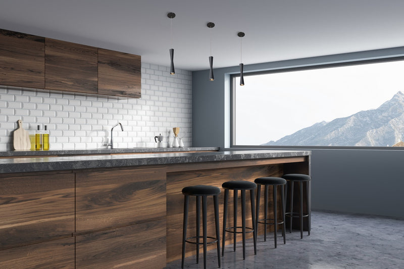 LED Pendant<br /><span style="color:#4AB0CE;">Entrega: 4-10 dias en USA</span><br /><span style="color:#4AB0CE;font-size:60%;">PREGUNTE POR ENTREGA EN PANAMA</span><br />Collection: Robson<br />Finish: Black