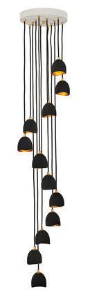 Hinkley - 35908SHB - LED Pendant - Nula - Shell Black