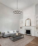 24 Light Chandelier<br /><span style="color:#4AB0CE;">Entrega: 4-10 dias en USA</span><br /><span style="color:#4AB0CE;font-size:60%;">PREGUNTE POR ENTREGA EN PANAMA</span><br />Collection: Revolve<br />Finish: Clear Glass/Urban Bronze