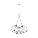 Alora - PD304003ANCG - Three Light Pendant - Coast - Aged Nickel/Clear Glass