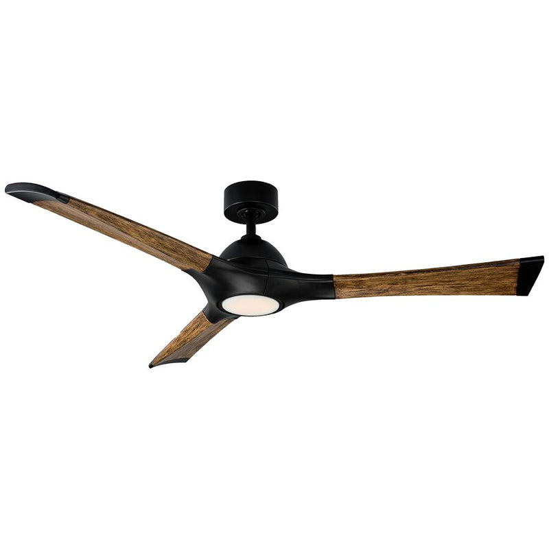 Modern Forms Fans - FR-W1814-60L27MBDK - 60"Ceiling Fan - Woody - Matte Black/Distressed Koa