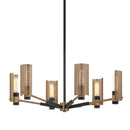 Six Light Chandelier<br /><span style="color:#4AB0CE;">Entrega: 4-10 dias en USA</span><br /><span style="color:#4AB0CE;font-size:60%;">PREGUNTE POR ENTREGA EN PANAMA</span><br />Collection: Pilsen<br />Finish: Soft Off Black