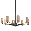 Eight Light Chandelier<br /><span style="color:#4AB0CE;">Entrega: 4-10 dias en USA</span><br /><span style="color:#4AB0CE;font-size:60%;">PREGUNTE POR ENTREGA EN PANAMA</span><br />Collection: Pilsen<br />Finish: Soft Off Black