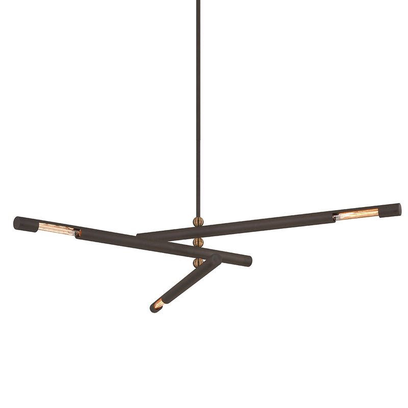 Three Light Chandelier<br /><span style="color:#4AB0CE;">Entrega: 4-10 dias en USA</span><br /><span style="color:#4AB0CE;font-size:60%;">PREGUNTE POR ENTREGA EN PANAMA</span><br />Collection: Hendrix<br />Finish: Bronze