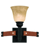 Kalco - 4641B/ECRU - One Light Bath - Rodeo Drive - Black