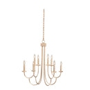 Kalco - 511772MG - Eight Light Chandelier - Kiera - Modern Gold