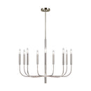 Nine Light Chandelier<br /><span style="color:#4AB0CE;">Entrega: 4-10 dias en USA</span><br /><span style="color:#4AB0CE;font-size:60%;">PREGUNTE POR ENTREGA EN PANAMA</span><br />Collection: Brianna<br />Finish: Polished Nickel