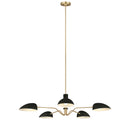 Five Light Chandelier<br /><span style="color:#4AB0CE;">Entrega: 4-10 dias en USA</span><br /><span style="color:#4AB0CE;font-size:60%;">PREGUNTE POR ENTREGA EN PANAMA</span><br />Collection: Jane<br />Finish: Midnight Black