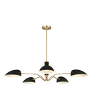 Five Light Chandelier<br /><span style="color:#4AB0CE;">Entrega: 4-10 dias en USA</span><br /><span style="color:#4AB0CE;font-size:60%;">PREGUNTE POR ENTREGA EN PANAMA</span><br />Collection: Jane<br />Finish: Midnight Black