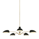 Five Light Chandelier<br /><span style="color:#4AB0CE;">Entrega: 4-10 dias en USA</span><br /><span style="color:#4AB0CE;font-size:60%;">PREGUNTE POR ENTREGA EN PANAMA</span><br />Collection: Jane<br />Finish: Midnight Black