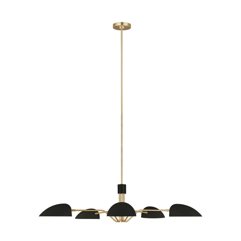 Five Light Chandelier<br /><span style="color:#4AB0CE;">Entrega: 4-10 dias en USA</span><br /><span style="color:#4AB0CE;font-size:60%;">PREGUNTE POR ENTREGA EN PANAMA</span><br />Collection: Jane<br />Finish: Midnight Black