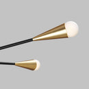 Ten Light Chandelier<br /><span style="color:#4AB0CE;">Entrega: 4-10 dias en USA</span><br /><span style="color:#4AB0CE;font-size:60%;">PREGUNTE POR ENTREGA EN PANAMA</span><br />Collection: Jax<br />Finish: Midnight Black