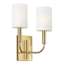 Visual Comfort Studio - EW1002BBS - Two Light Wall Sconce - Brianna - Burnished Brass