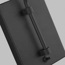 One Light Wall Sconce<br /><span style="color:#4AB0CE;">Entrega: 4-10 dias en USA</span><br /><span style="color:#4AB0CE;font-size:60%;">PREGUNTE POR ENTREGA EN PANAMA</span><br />Collection: Simon<br />Finish: Midnight Black