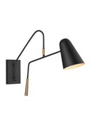 One Light Wall Sconce<br /><span style="color:#4AB0CE;">Entrega: 4-10 dias en USA</span><br /><span style="color:#4AB0CE;font-size:60%;">PREGUNTE POR ENTREGA EN PANAMA</span><br />Collection: Simon<br />Finish: Midnight Black