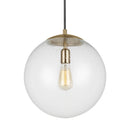 Visual Comfort Studio - 6801801EN7-848 - One Light Pendant - Leo-Hanging Globe - Satin Brass