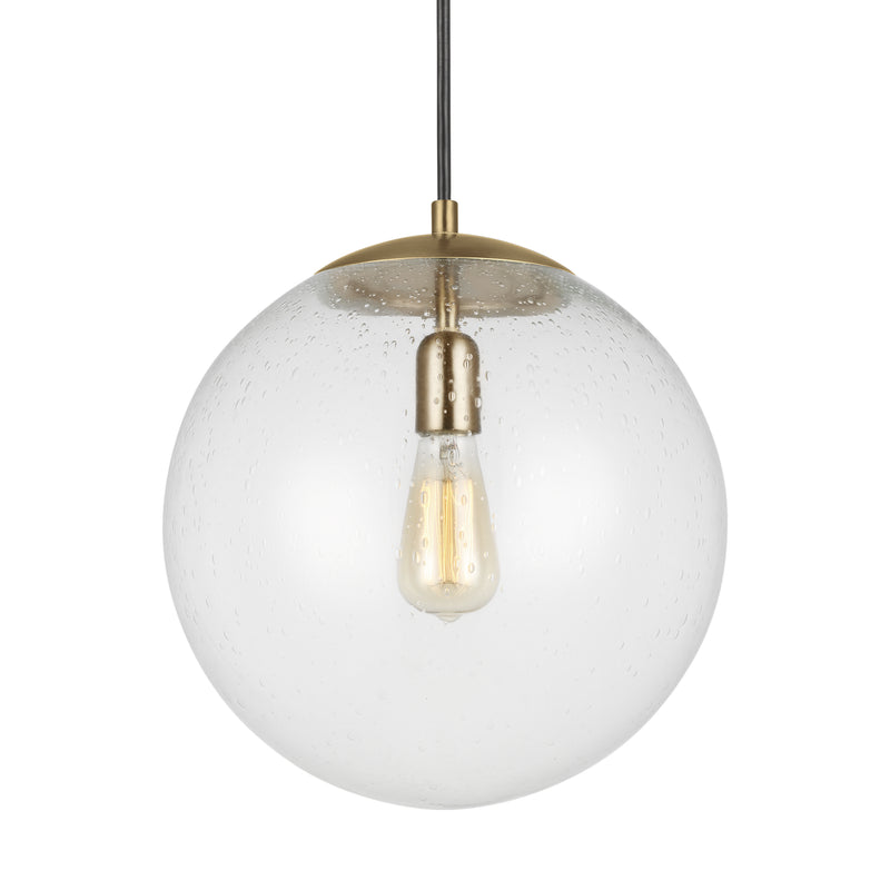 Visual Comfort Studio - 6801801EN7-848 - One Light Pendant - Leo - Hanging Globe - Satin Brass