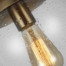 One Light Wall / Ceiling Semi-Flush Mount<br /><span style="color:#4AB0CE;">Entrega: 4-10 dias en USA</span><br /><span style="color:#4AB0CE;font-size:60%;">PREGUNTE POR ENTREGA EN PANAMA</span><br />Collection: Leo H.G.<br />Finish: Satin Brass